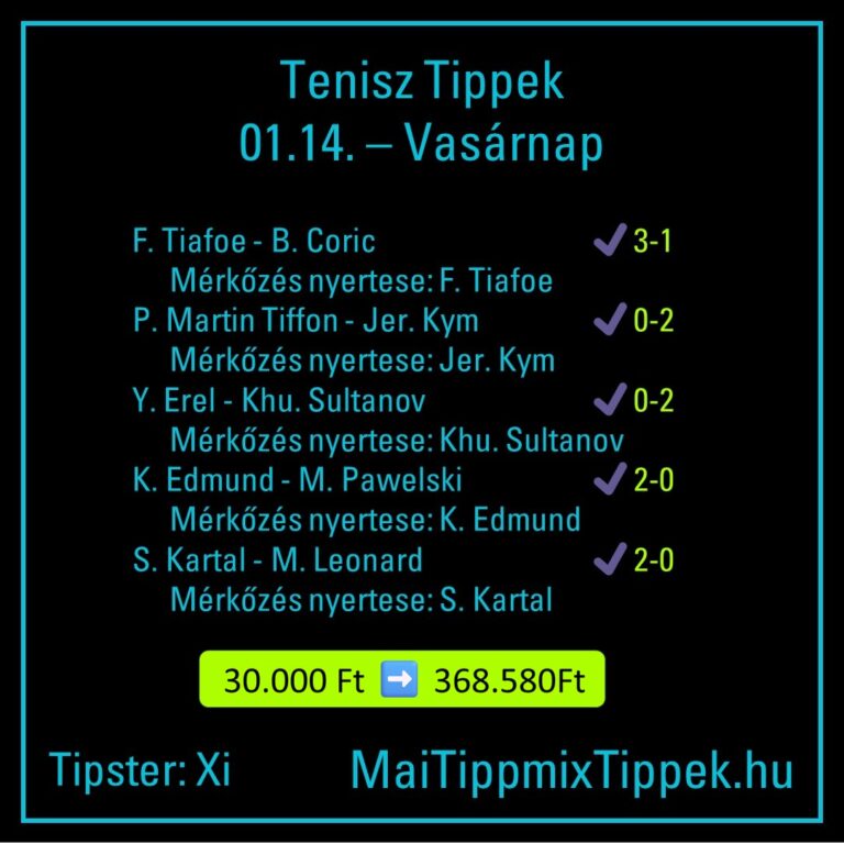 0114 tenisz - 30 - 268.580